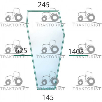 Frontscheibe unten rechts für Deutz